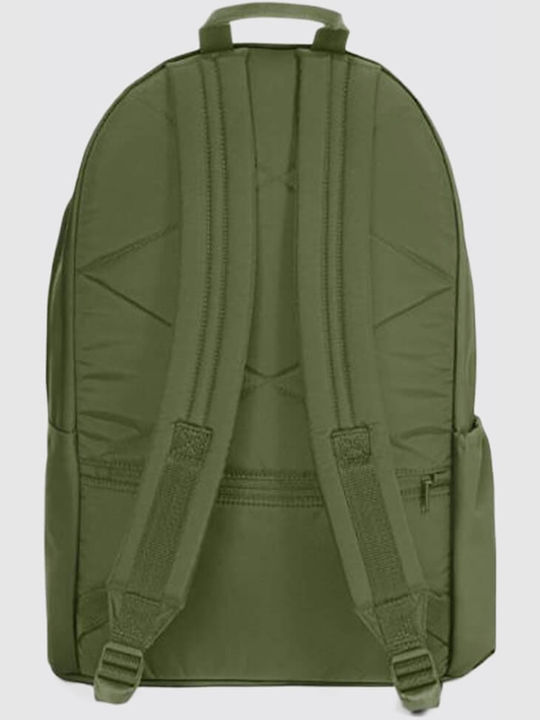 Eastpak Padded Double Dark Grass School Bag Backpack Junior High-High School Khaki with Water Bottle Holder 24Liters
