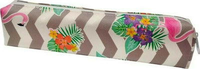 Must Freedom Pencil Case Barrel with 1 Compartment Flamingo