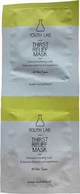 Youth Lab. Thirst Relief Mască de Față pentru Hidratare 12ml