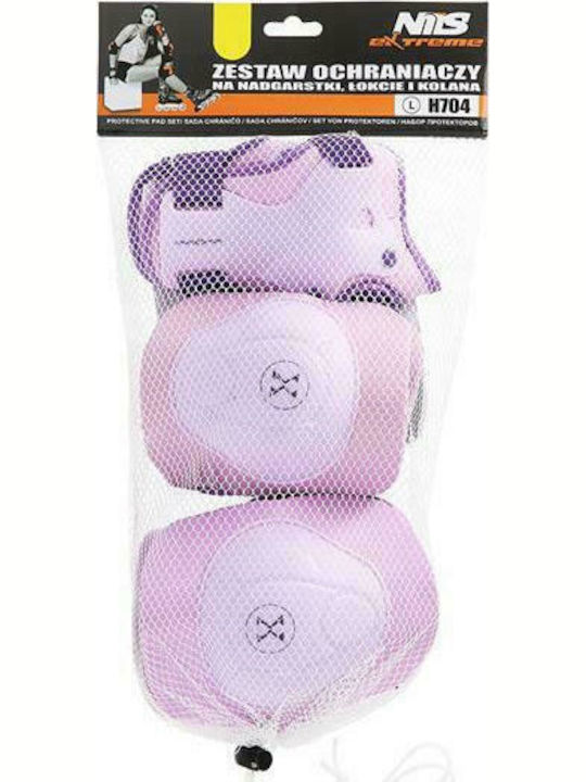Nils H704 16-60-151 Protective Gear Set for Rollers Purple
