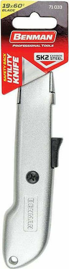 Benman Faltschneider Teppich mit Metallisch Körper und Klingenbreite 6mm