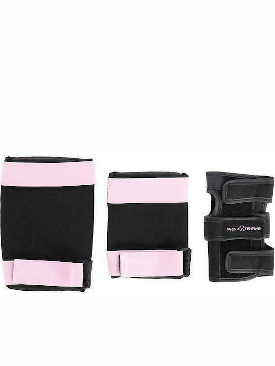 Nils H709 Setul de echipament de protecție pentru Rollers Negru