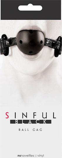 Ns Novelties Ball Gag Gag in Black Color