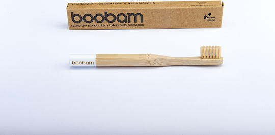 Boobam Brush Style Adult Manual Toothbrush Medium Beige 62039431