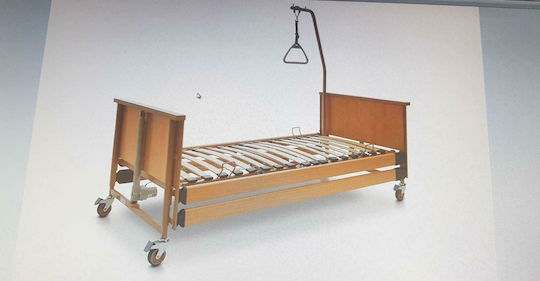 Burmeier DALI STANDARD 24V Electric Polyhedron Hospital Bed with Posted On Brakes Two Sideboards Sidebar 0805071