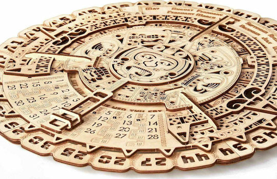 Wood Trick Wooden Construction Toy Mayan Calendar for Children 14+ years old+ Years