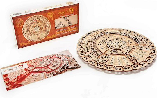 Wood Trick Wooden Construction Toy Mayan Calendar for Children 14+ years old+ Years