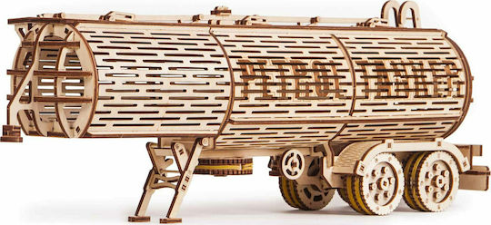 Wood Trick Wooden Construction Toy Big Tank Trailer for Children 14+ years old+ Years