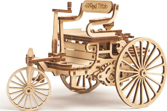 Wood Trick Παιχνίδι Κατασκευών Ξύλινo First Car για Παιδιά 14+ Ετών