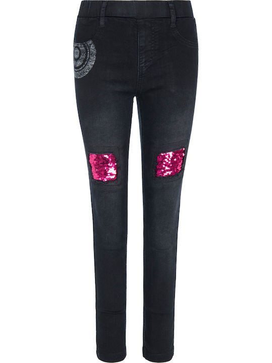 Desigual Pubill Kinder-Jeanshosen Schwarz