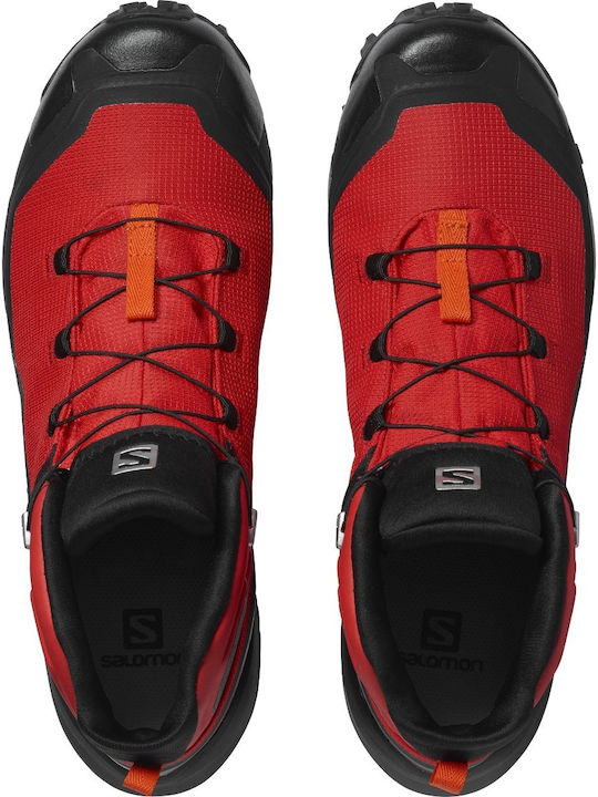 Salomon Cross Hike Mid GTX Bărbați Cizme de drumeție Impermeabil Roșii