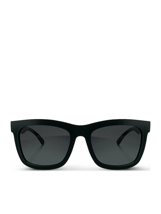 Messyweekend Brooklyn Sunglasses with Black Plastic Frame and Black Lens S2 M3C9