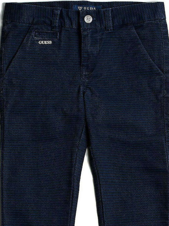 Guess Kids Fabric Trousers Navy Blue