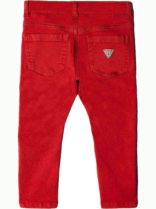 Guess Kids Fabric Trousers Red