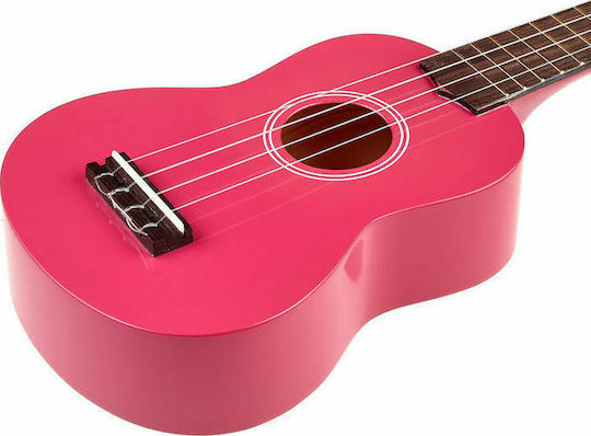 Harley Benton UK-12 Сопрано Укулеле Magenta Pink