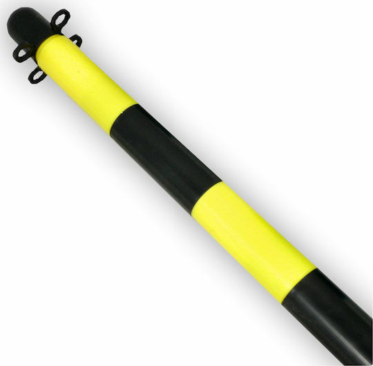 Next Systems Stâlp de semnalizare Galben/Negru din Plastic cu Înălțimea de 90cm