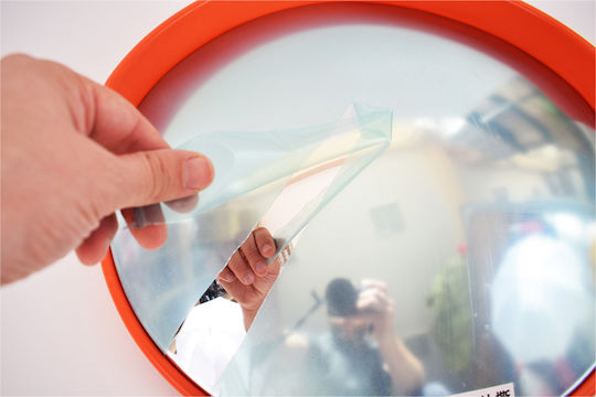 Next Systems Oglindă de circulație 80cm din Plastic în Portocaliu Culori