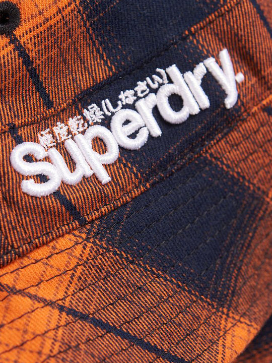 Superdry Detroit Bucket Stoff Herren-Hut Bucket-Stil Orange