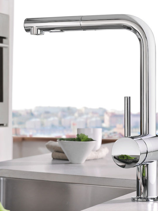 Grohe Minta Kitchen Faucet Counter with Shower Chrome