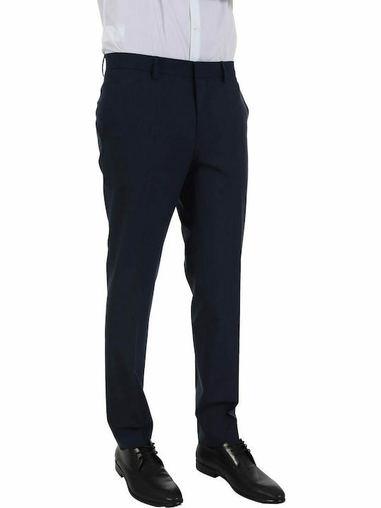 Getlin Hose Anzug Elastisch in Schlanker Passform Marineblau