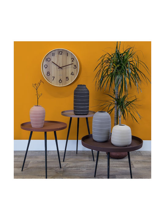 Karlsson Wall Clock Wooden Beige Ø40cm