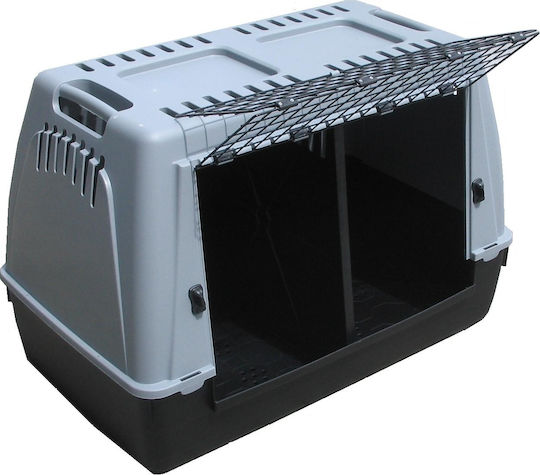 Pet Camelot Bracco Dog Transport Cage Gray 88x51x58cm