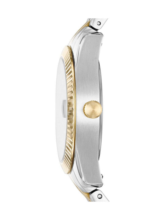 Fossil Scarlette Mini Кварцов Часовник с Метална Верижка Fossil Scarlette Mini Кварцов Часовник с Метална Верижка