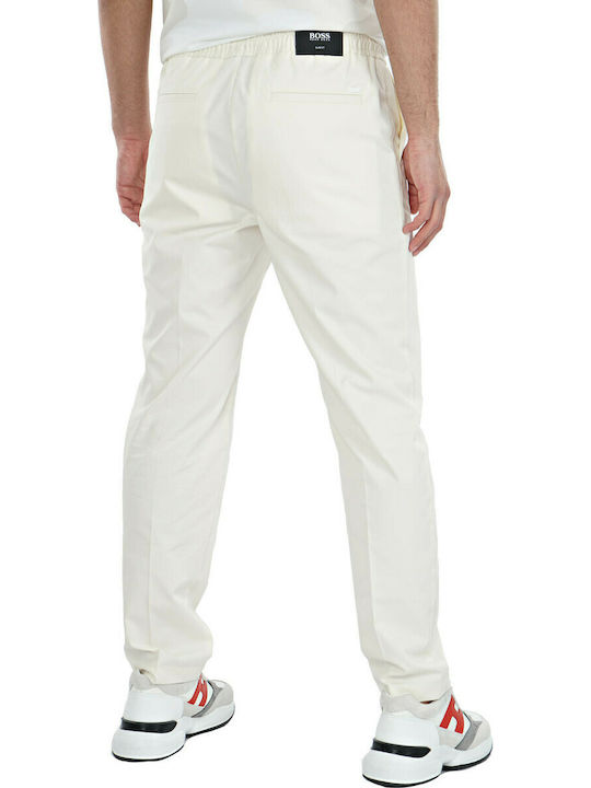 Hugo Boss Men's Trousers in Slim Fit White