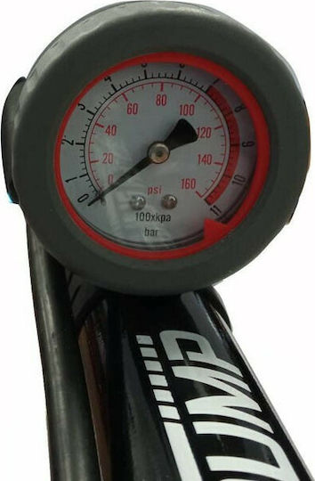 Auto Gs 17375 Pompa cu aer cald Picior cu Manometru 12 Bar
