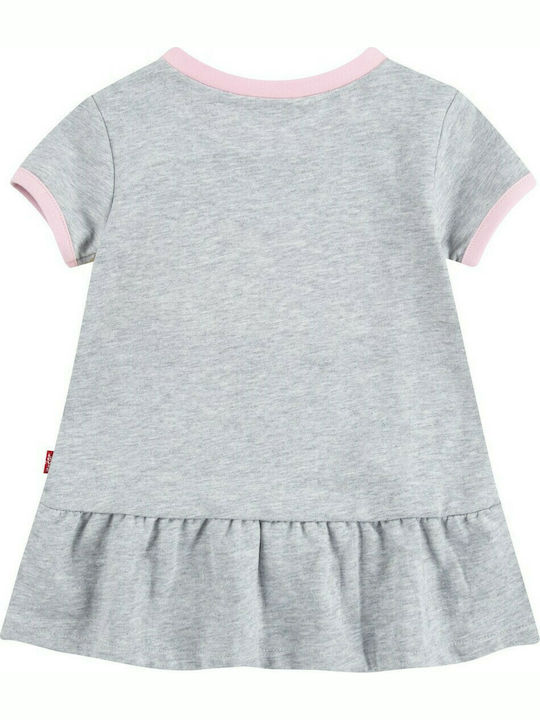 Levi's Mädchen Kleid Kurzärmelig Gray