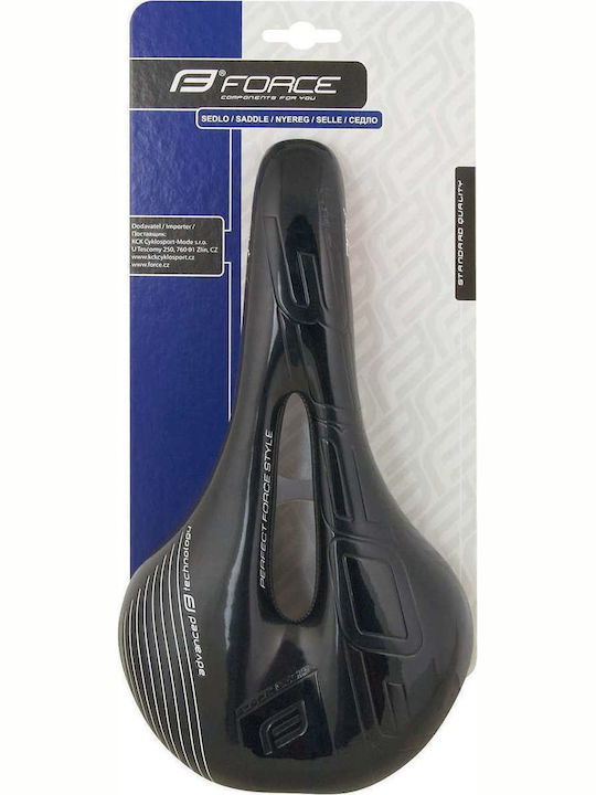 Force Roy Hole Σέλα Ποδηλάτου Μαύρη 272 x 140 mm