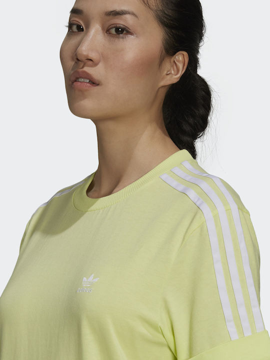 Adicolor Classics Rochie De Vară Mini Sport Tricou Mâneca Scurtă Lime