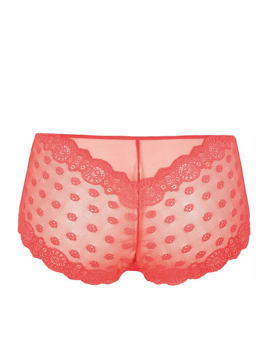 Luna Felipa 23312 Damen Boxer mit Spitze Orange