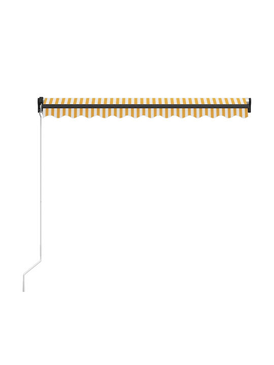 vidaXL Zelt Terrasse mit LEDs Yellow / White 3x2.5m