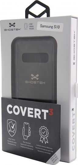 Ghostek Back Cover Σιλικόνης Μαύρο (Galaxy S10)