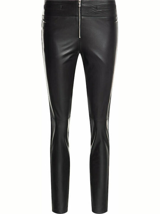 Damen Stoff Hose Schwarz