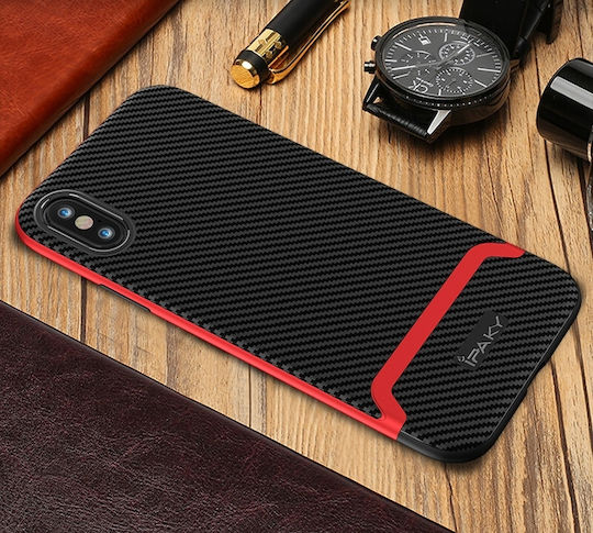iPaky Bumblebee Neo Hybrid Back Cover Plastic Red (iPhone XS Max)