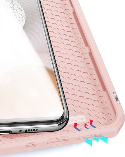 Dux Ducis Skin X Book Δερματίνης Ροζ (Galaxy A42)