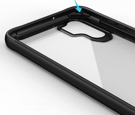 iPaky Anti-Fall Survival Back Cover Silicone Black (Huawei P30)