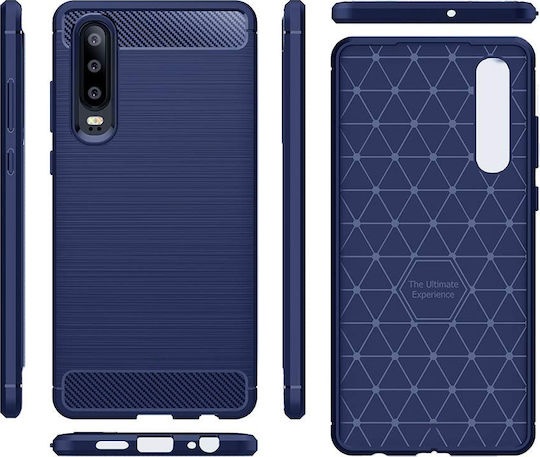 Hurtel Back Cover Σιλικόνης Μπλε (Huawei P30)