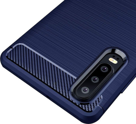 Hurtel Back Cover Σιλικόνης Μπλε (Huawei P30)