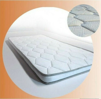 Achaia Strom Semi Double Foam Mattress Topper Top Silver 120x190x6cm