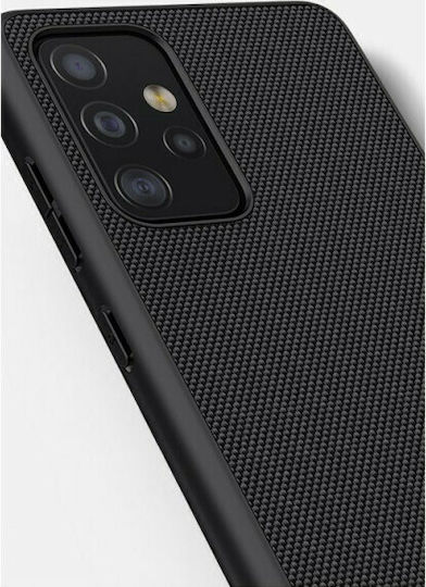 Nillkin Textured Hard Umschlag Rückseite Kunststoff Schwarz (Galaxy A52 / A52s)