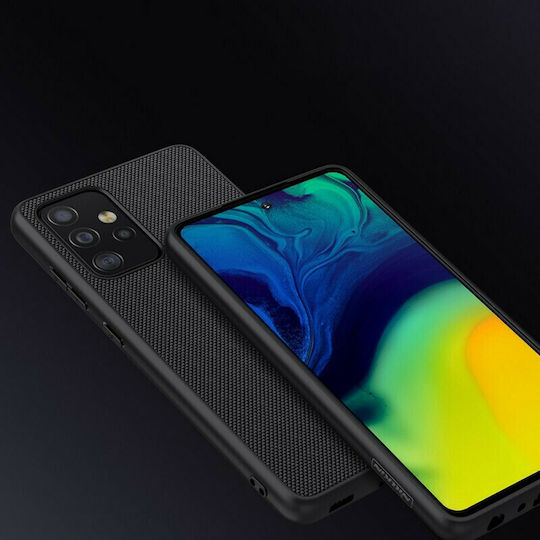 Nillkin Textured Hard Umschlag Rückseite Kunststoff Schwarz (Galaxy A52 / A52s)