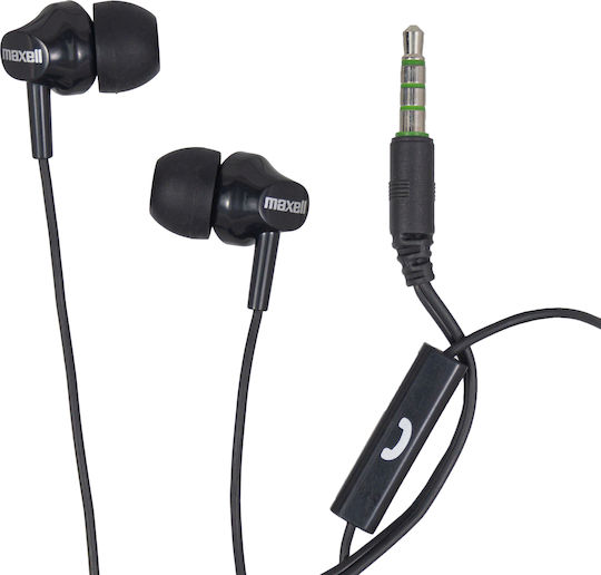 Maxell EB875 În ureche Handsfree cu Mufă 3.5mm Negru