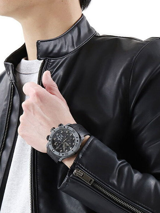Edox Ρολόι Αυτόματο με Καουτσούκ Λουράκι Edox Ρολόι Αυτόματο με Καουτσούκ Λουράκι