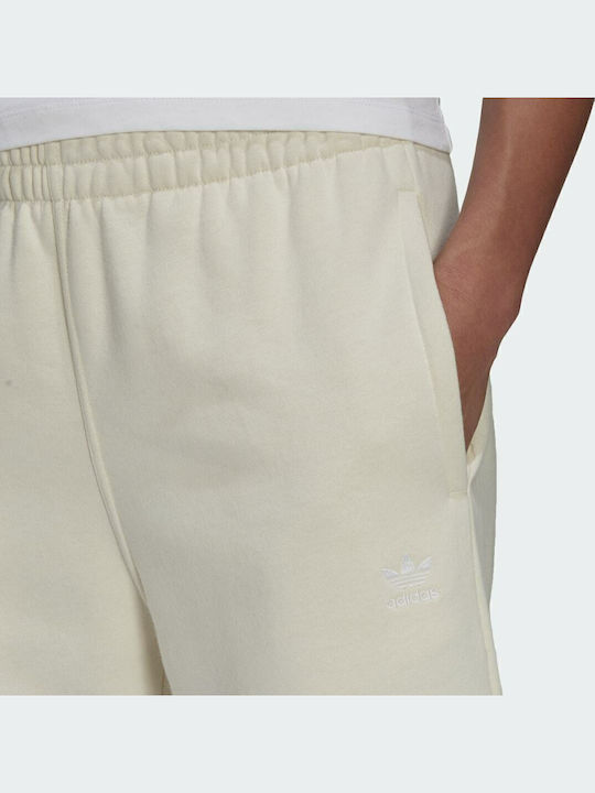 Adicolor Essentials Pantaloni de Trening cu elastic Fleece Wonder White