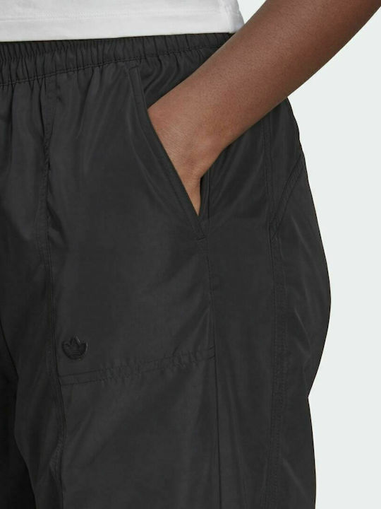 Adicolor Nylon Παντελόνι Φόρμας με Λάστιχο Μαύρο