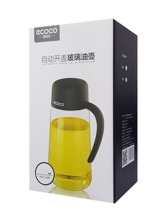 Ecoco Oil Can Glass with Flow 1000ml