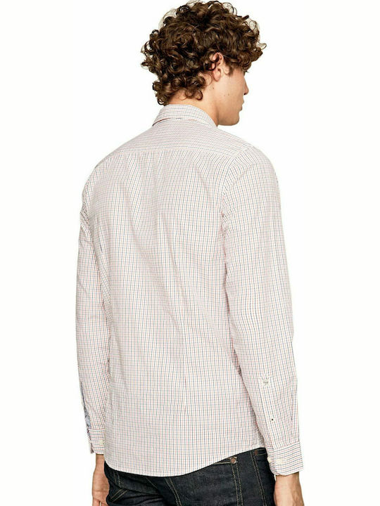 Pepe Jeans Men's Shirt Long Sleeve Cotton Checked Multicolour